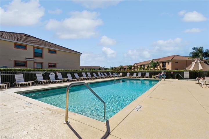 Heated community pool and spa