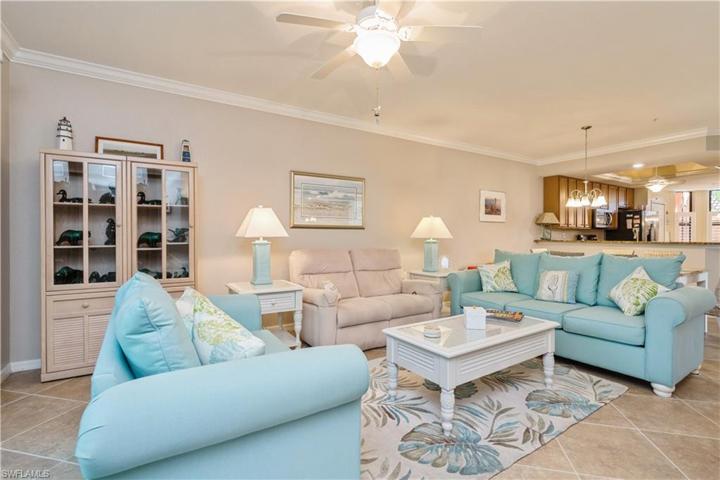 Spacious great room with tile floors
