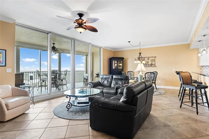 Tile flooring throughout