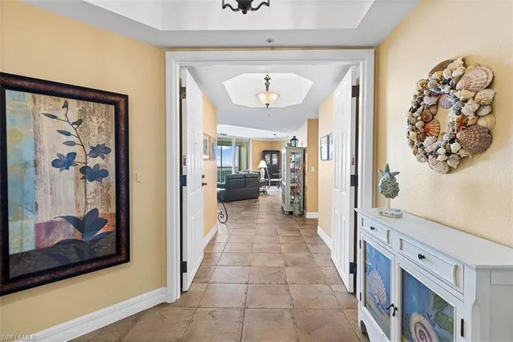 Double door entry from foyer