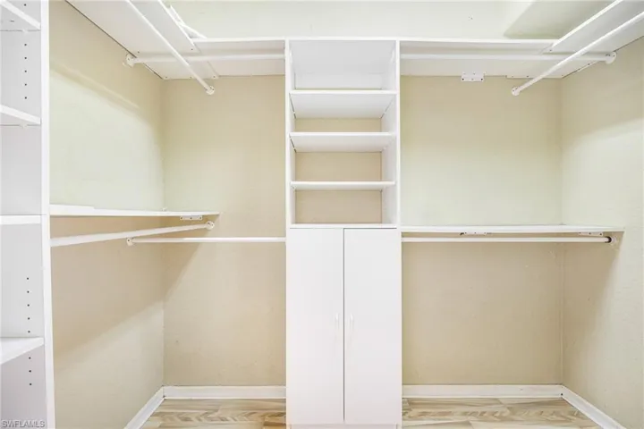Master closet