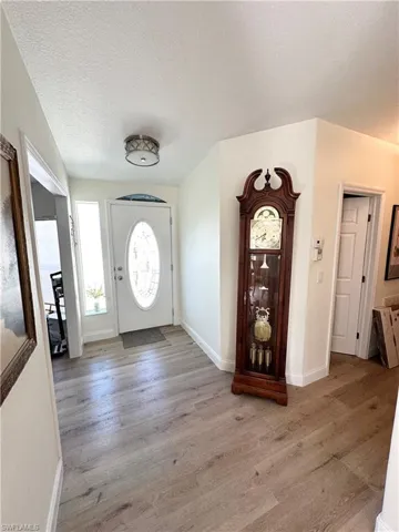 Front entry just off office