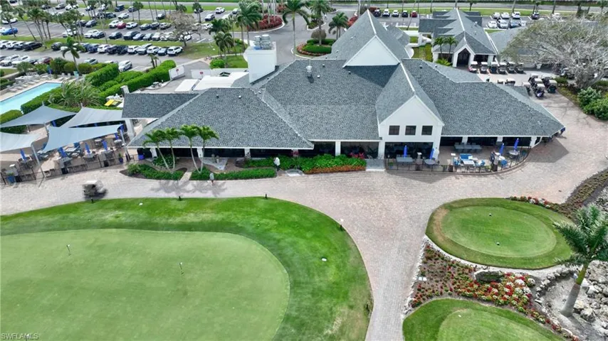 Rear of clubhouse
