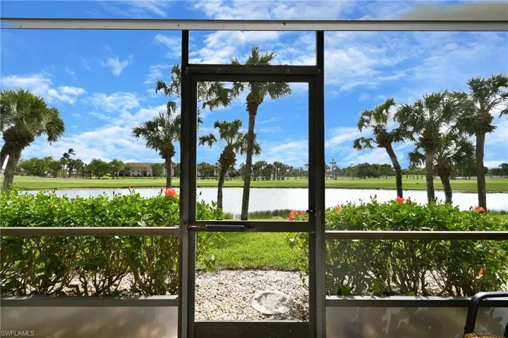 Captivating water and golf views from back lanai
