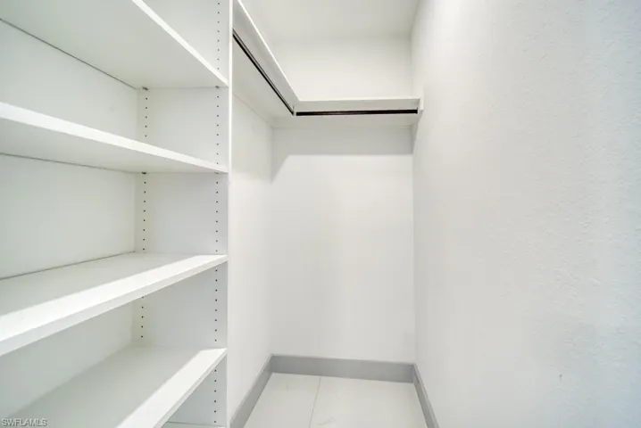 View of spacious closet