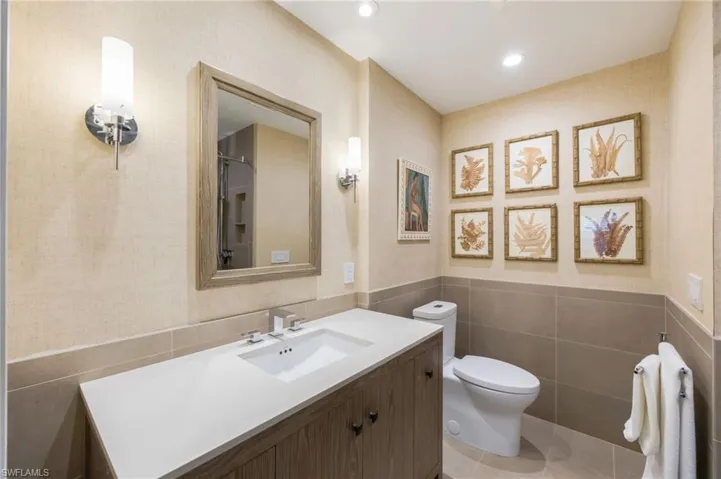 Renovated primary bathroom