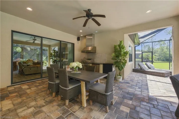 Outdoor living space ideal for entertaining