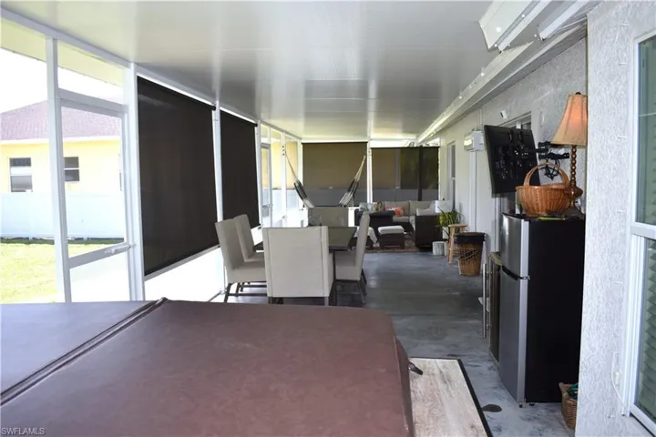 View of patio