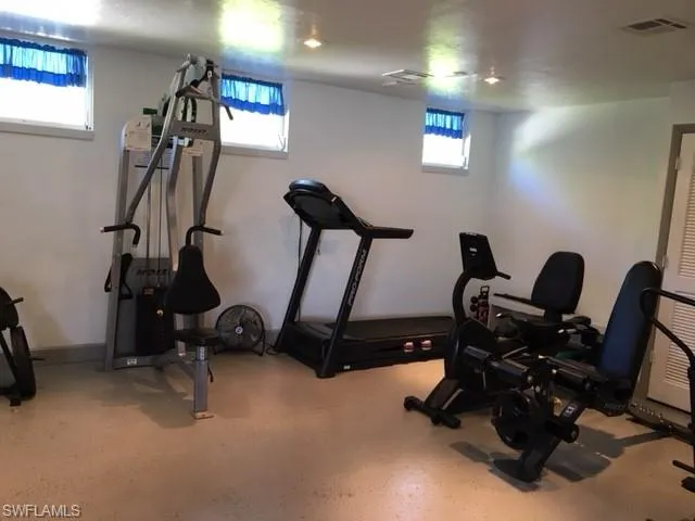 View of exercise room