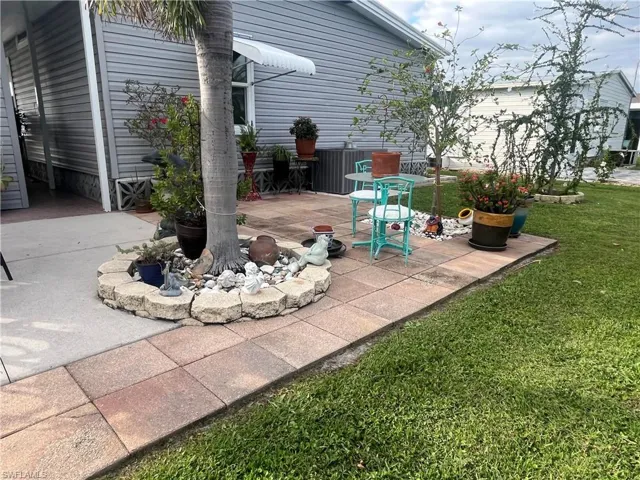 View of patio
