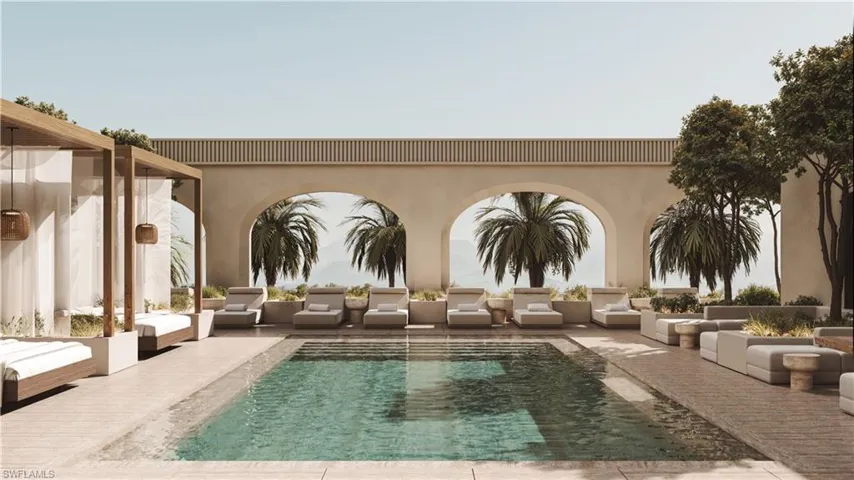 Rooftop Pool  - Rendering