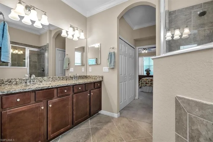 Upgraded granite and lighting