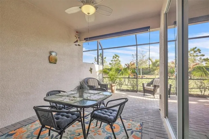Lanai is ready for entertaining!
