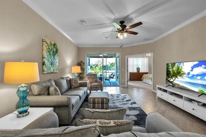 Immaculately kept Home - living room out to lanai
