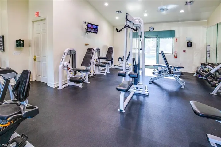 View of exercise room
