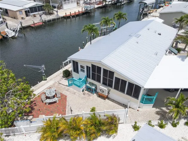 View from above of property featuring a large body of water