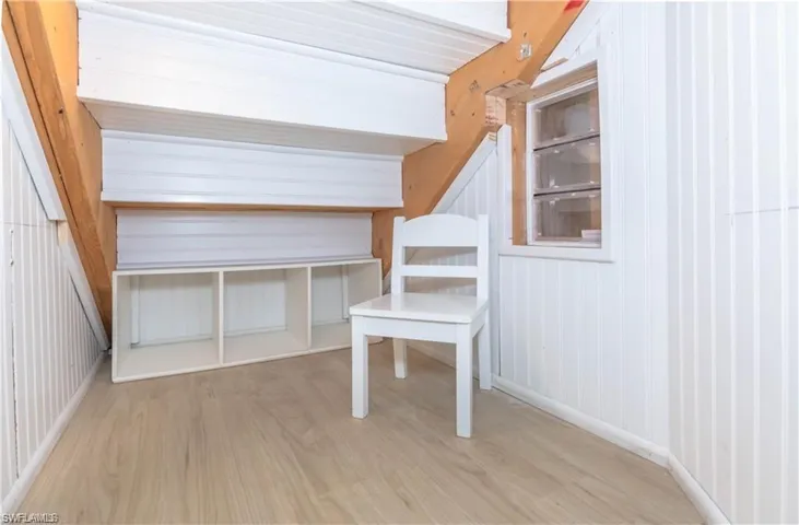 Play room under the stairs.
