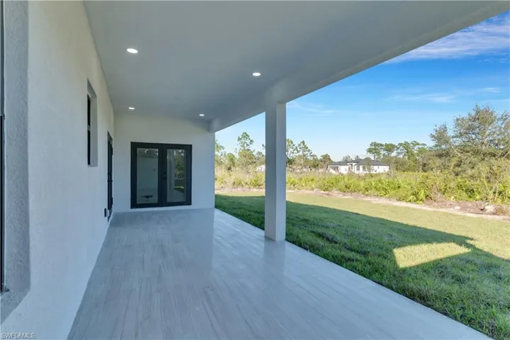 View of patio