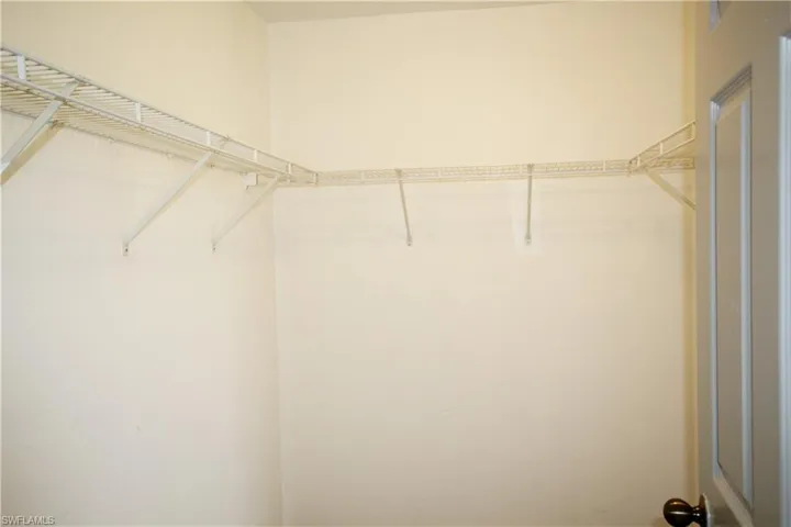 View of spacious closet