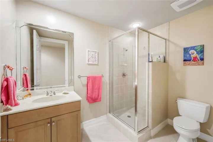 2nd BR Ensuite Bathroom with shower.