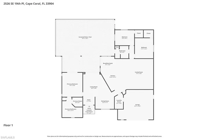 2526 Se 19th Pl, Cape Coral, Florida 33904