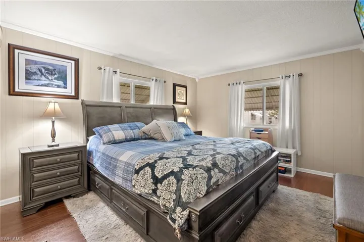 Large Primary Bedroom with Molding & Walk-in Closet