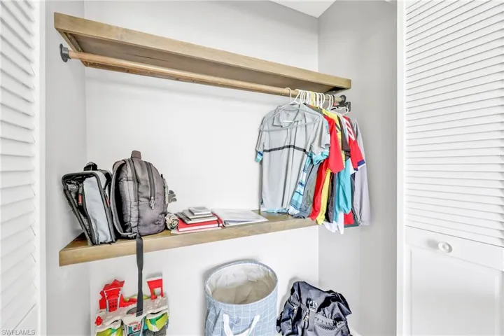 View of spacious closet