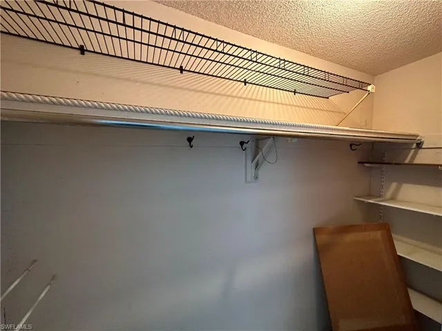 closet in master bedroom
