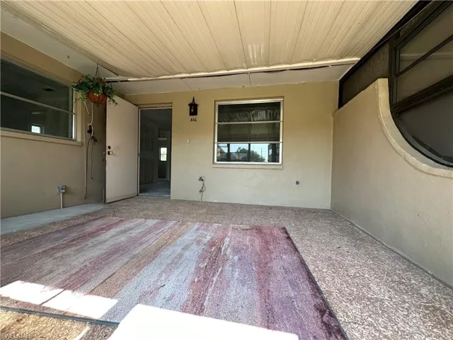 front door & front patio