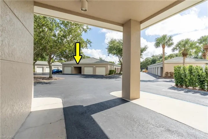 Garage 30 paces from North entrance vehicle loading/unloading area