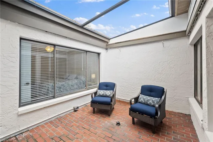 View of patio