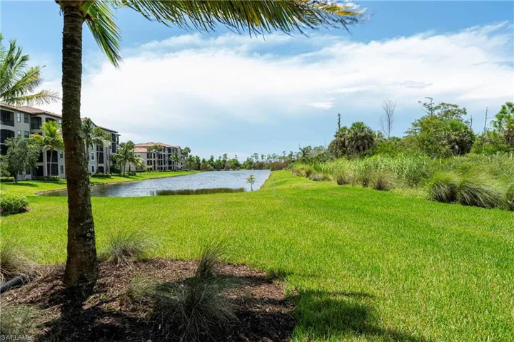 View of yard featuring a water view