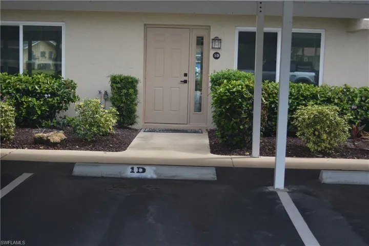 Entry and designated parking