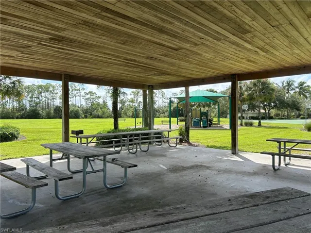 View of property's community pavilion