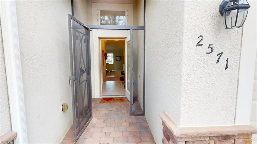 View of entryway.