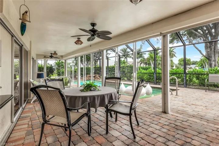 Covered Patio and Pool deck.