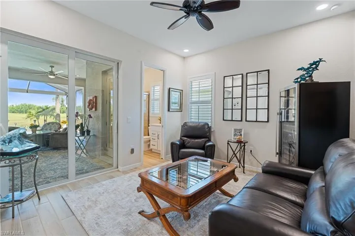 Third bedroom being used as a Den with onsuite Bath