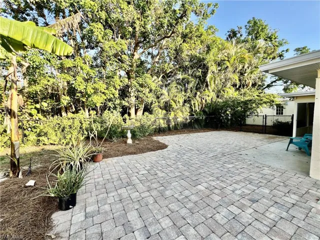 View of patio