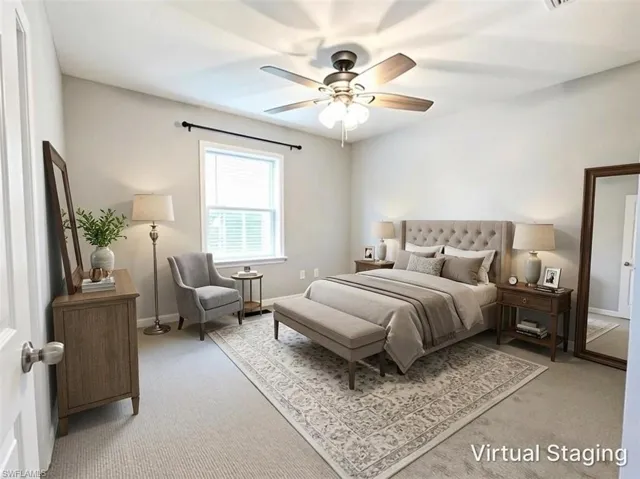 Guest Room 2; Virtually Staged layout 2