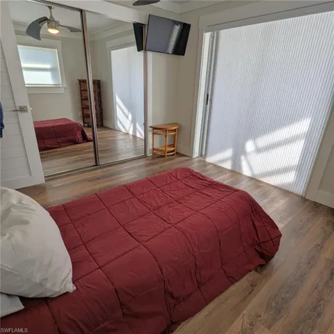 Bedroom with lanai access