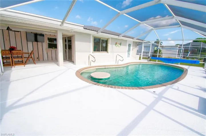 Lanai and pool