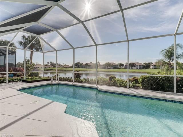 Inviting pool & view overlooks water & golf course