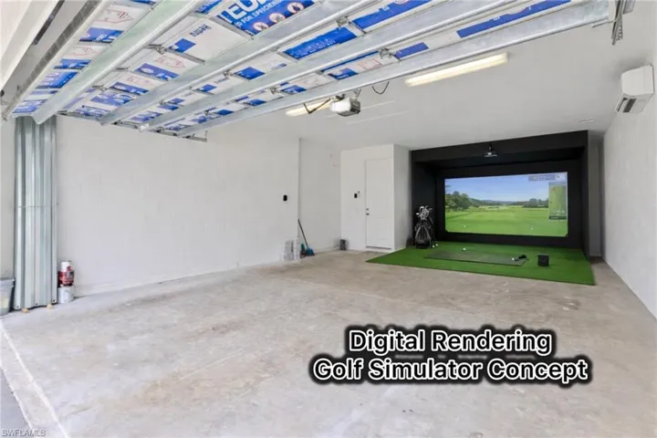 Virtually Staged - Golf Simulator
