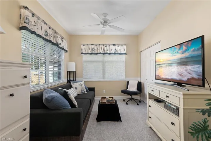 Den/Third Bedroom. New Carpet.