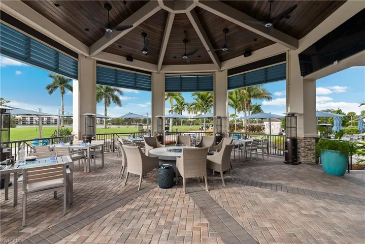 The Pavilion, outside dining and bar.