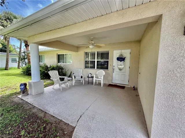 Covered front porch