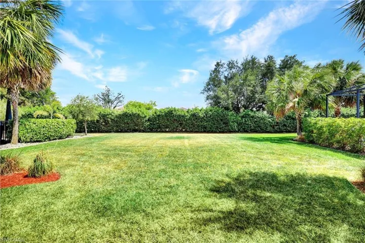 View of green lawn