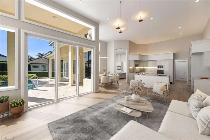 Digitally Enhanced Family Room
