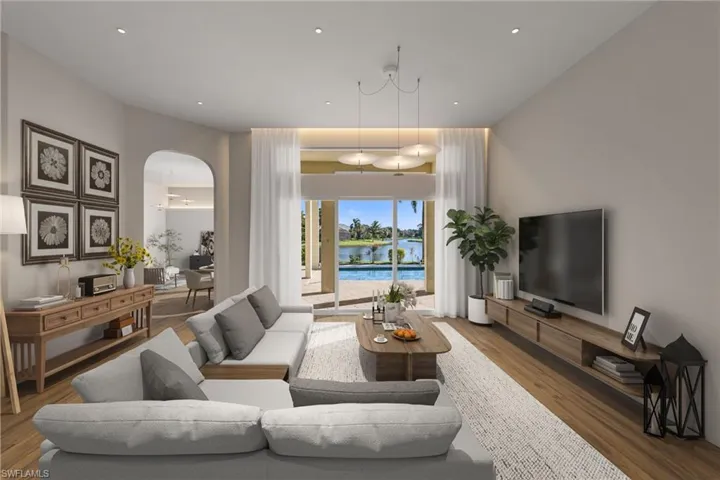 Digitally Enhanced Living Room