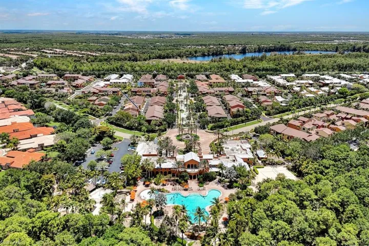 Lush Foliage and Luxurious Resort Homes Nearby